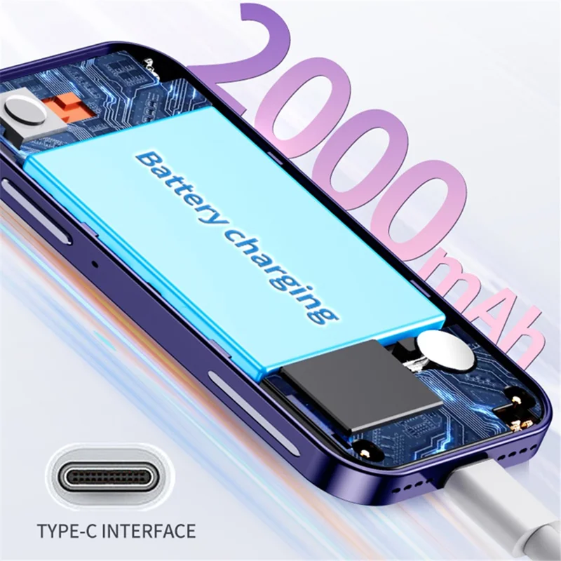 SOYES XS14 Pro Android Mobile Phone 3GB+32GB 3.0'' 4G Dual Sim Mini Smartphone - Purple