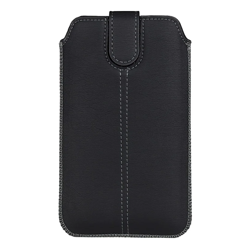 18.5 x 10.8cm Vertical Phone Belt Bag for 7.0 inch Mobile Phones Waist Pouch Universal PU Leather Phone Holder