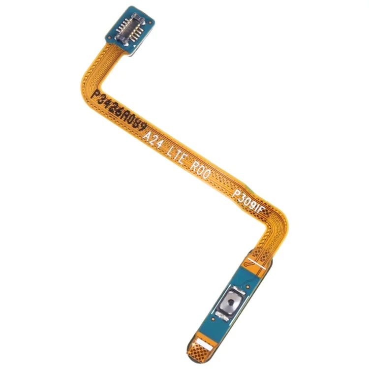 For Samsung Galaxy A24 4G (162.1 x 77.6 x 8.3mm) A245 OEM Power On / Off Flex Cable Fingerprint Identification Flex Cable (without Logo) - Black