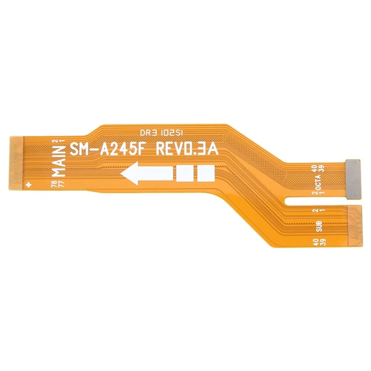 Pour Samsung Galaxy A24 4G (162,1 x 77,6 x 8,3 mm) A245 Câble Flex de connexion du dock de la carte mère de rechange OEM (sans logo)
