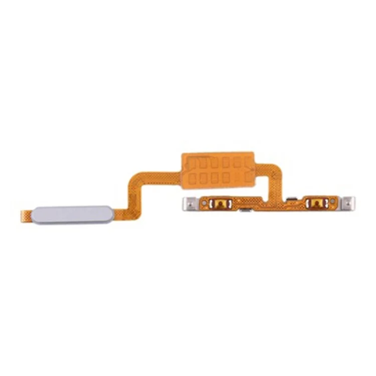 For Samsung Galaxy Tab S5e SM-T720 T725 OEM Power On / Off and Volume Flex Cable Replacement Part (without Logo) - Silver