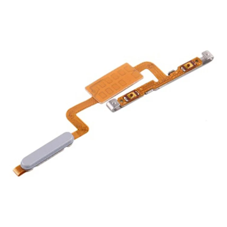For Samsung Galaxy Tab S5e SM-T720 T725 OEM Power On / Off and Volume Flex Cable Replacement Part (without Logo) - Silver