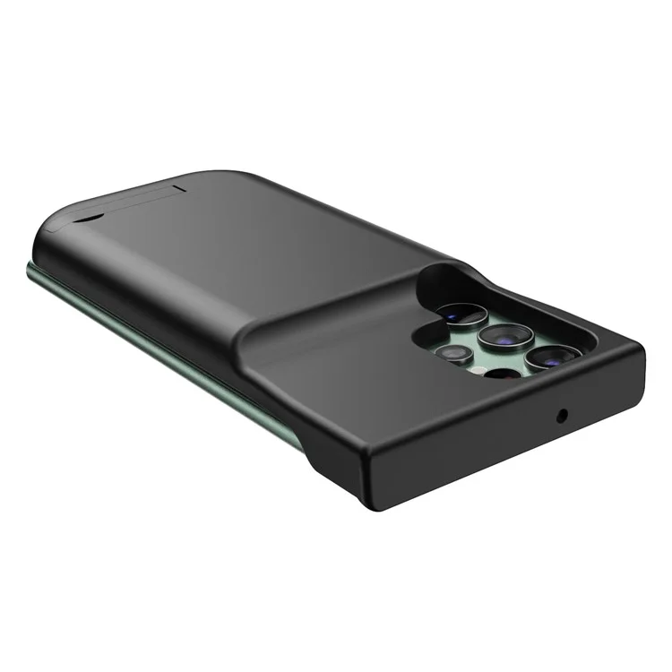 T36 Per Samsung Galaxy S23 Ultra Back Battery Case Portable 6000mAh Power Bank Custodia di ricarica con supporto