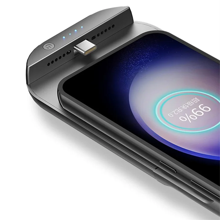 T36 Per Samsung Galaxy S23 Ultra Back Battery Case Portable 6000mAh Power Bank Custodia di ricarica con supporto