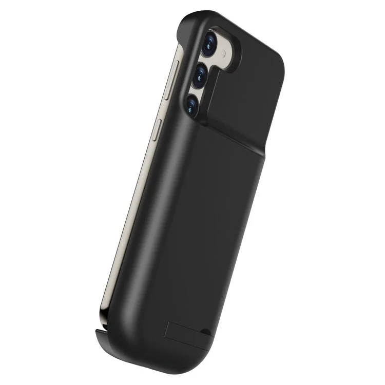 Портативный аккумуляторный чехол T35 для Samsung Galaxy S23+ , аккумулятор 6000 мАч с подставкой