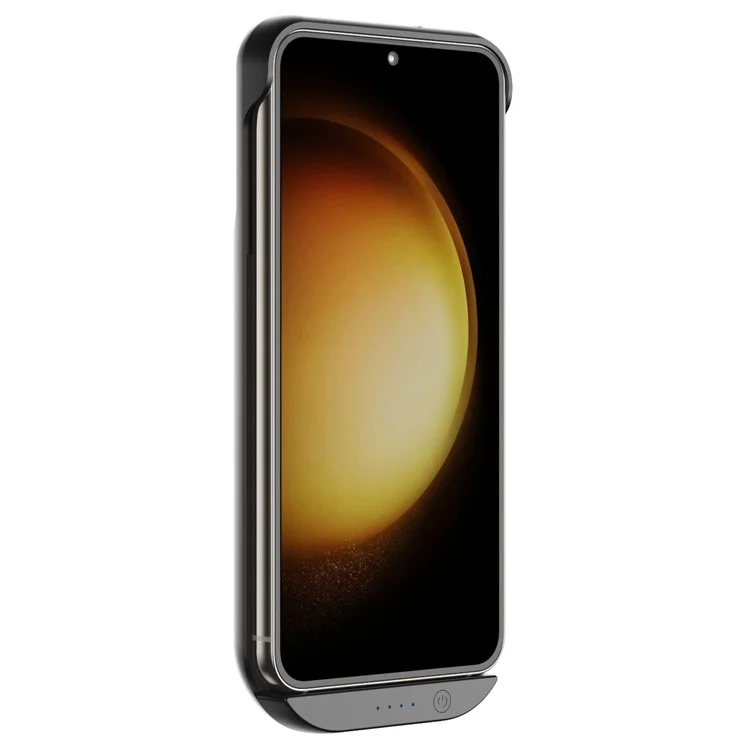 Портативный аккумуляторный чехол T35 для Samsung Galaxy S23+ , аккумулятор 6000 мАч с подставкой