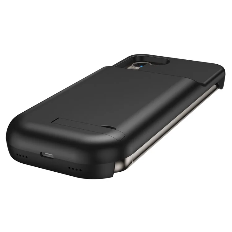 T35 Portable Battery Case for Samsung Galaxy S23+ , 6000mAh Power Bank Back Phone Case with Kickstand