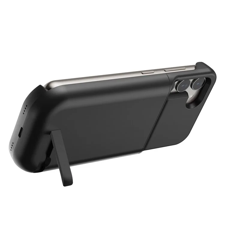 T35 Portable Battery Case for Samsung Galaxy S23+ , 6000mAh Power Bank Back Phone Case with Kickstand