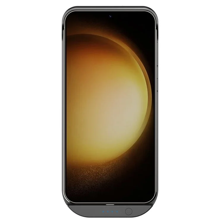 Портативный аккумуляторный чехол T35 для Samsung Galaxy S23+ , аккумулятор 6000 мАч с подставкой