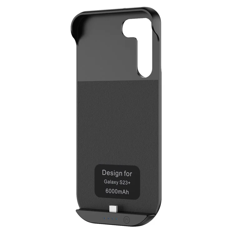 Портативный аккумуляторный чехол T35 для Samsung Galaxy S23+ , аккумулятор 6000 мАч с подставкой