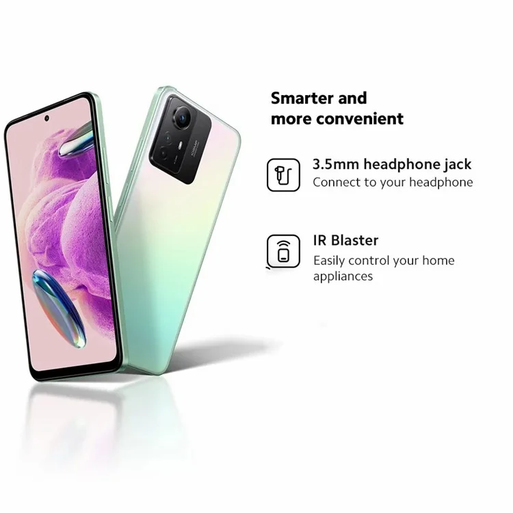 XIAOMI Redmi Note 12S Smartphone Version Mondiale 6.43'' Helio G96 8GB+256GB 108MP Triple Camera 5000mAh - Noir