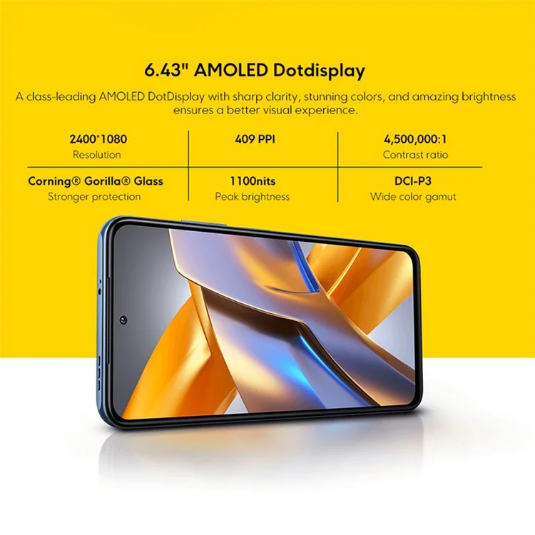 XIAOMI Poco M5s Global EU Version 6.43" AMOLED 8GB+256GB Smartphone Helio G95 5000mAh 64MP 4G Android Cell Phone - Grey