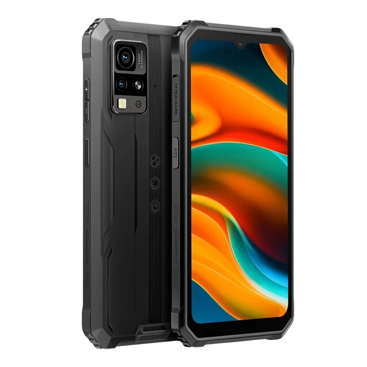 BLACKVIEW BV4800 6,56 pouces Helio A22 5180 mAh 4G Smartphone 2 Go RAM + 32 Go ROM - Noir