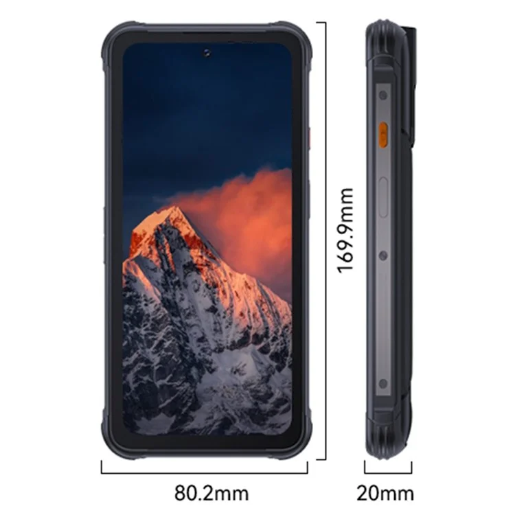 CUBOT KingKong 8 12GB+256GB 6,528 Zoll Smartphone 10600mAh 4G Robustes Telefon - Schwarz / EU-Stecker