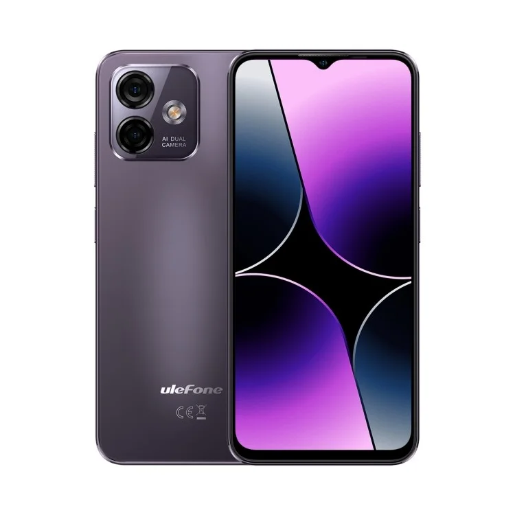 ULEFONE Note 16 Pro 5,52 pulgadas Unisoc T606 8+128GB 4400mAh 50MP Smartphone 4G - Púrpura