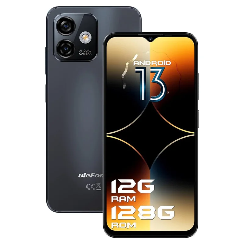 ULEFONE Note 16 Pro 5.52-inch Unisoc T606 8+128GB 4400mAh 50MP 4G Smartphone - Black
