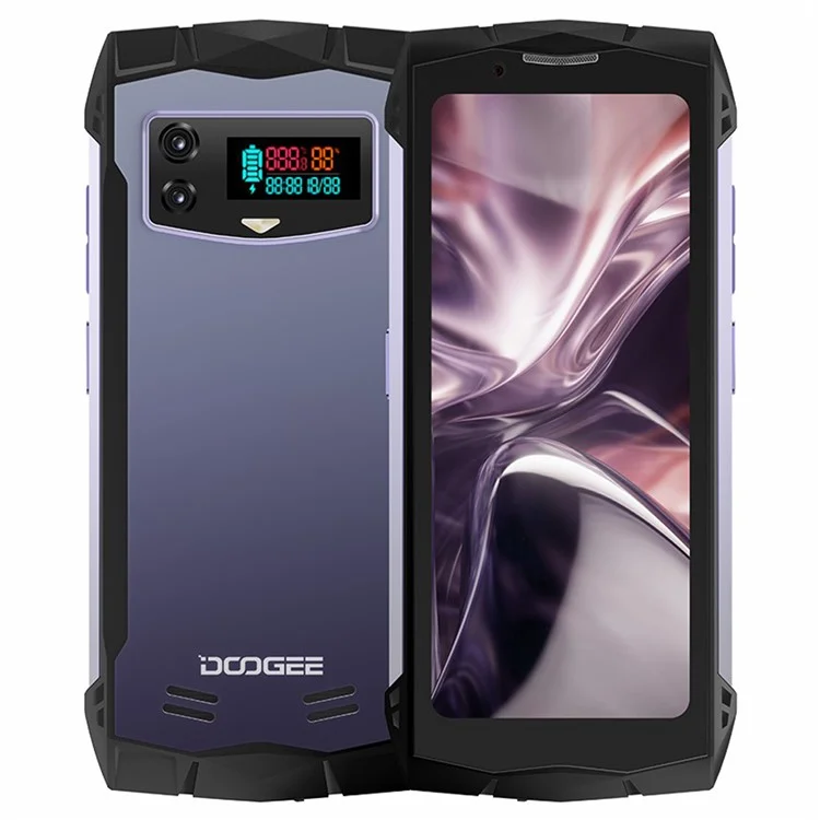 DOOGEE Smini, Smartphone Resistente de 4.5 Pulgadas Helio G99, 8+256GB, 3000mAh, 50MP 4G Mini - Púrpura