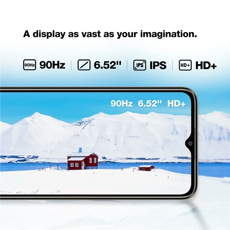 AGM NOTE N1 Smartphone 6,52 pouces 8 Go+128 Go 4900 mAh 50 MP 4G - Bleu / Prise UE