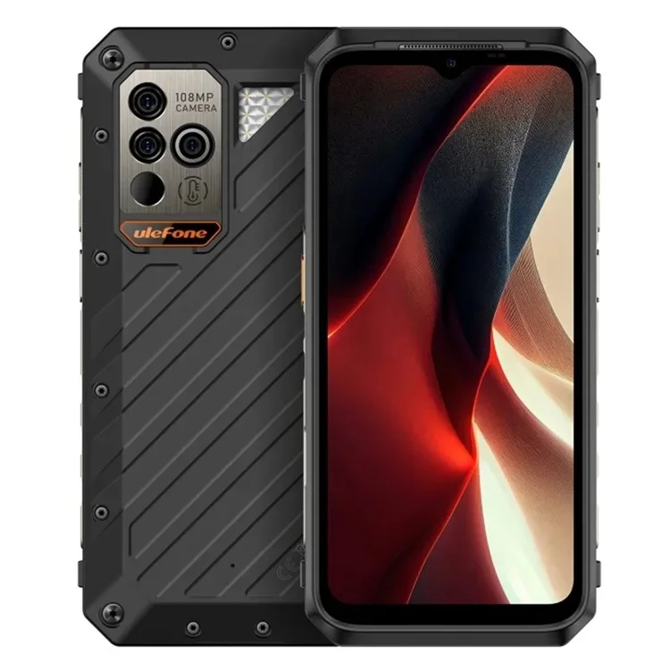 ULEFONE Power Armor 18 Ultra 12GB+512GB Telefono da 6,58 pollici 9600mAh 108MP 5G Smartphone Rugged, Spina UE 