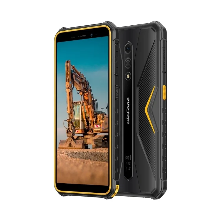 ULEFONE Armor X12 Smartphone de 5,45 pulgadas Helio A22 3GB+32GB 4680 mAh 13MP 4G Resistente - Naranja / Enchufe de la UE