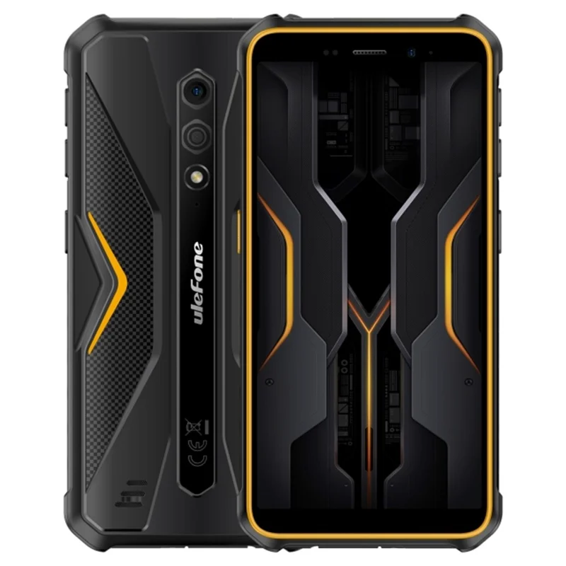 ULEFONE Armor X12 Pro 4+64GB Android 13 Helio G36 13MP Cam Rugged Cellphone - Orange