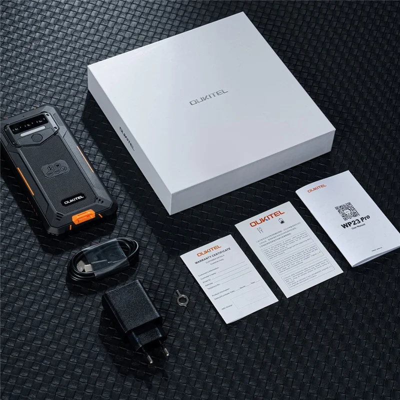 OUKITEL WP23 Pro 8+128GB Unisoc T606 10600mAh 13MP Camera Rugged Smartphone - Black