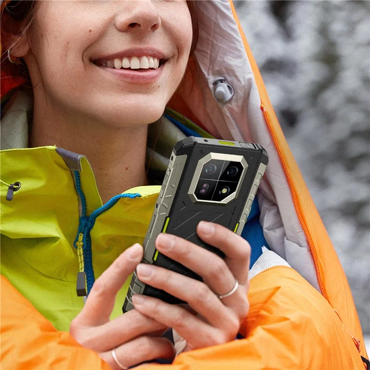 ULEFONE Armor 22 6.58 pouces Helio G96 8 Go + 256 Go 6600 mAh 64 MP 4G Smartphone robuste - Noir