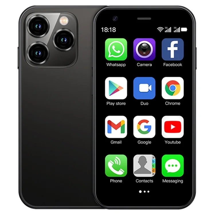 Soja Xs15 3,0 Pouces 2 go + 16 go 3G Smartphone à Petit Écran - Noir