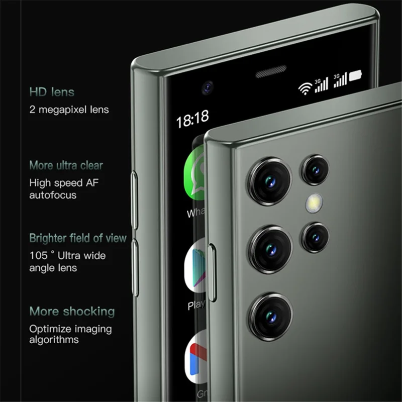 SOYES S23 Pro 3.0-Inch IPS Display 2GB+16GB 3G Mini Smartphone - Green