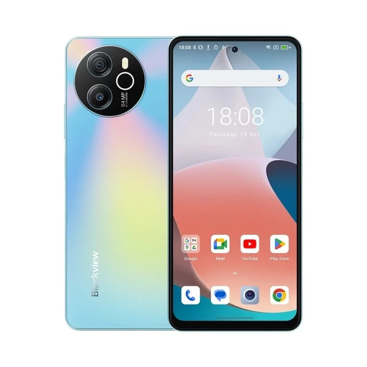 Blackview Shark 8 8+256 гб 6,78-дюймовый Helio G99 64MP+13MP Cam 4G Мобильный Телефон - Синий