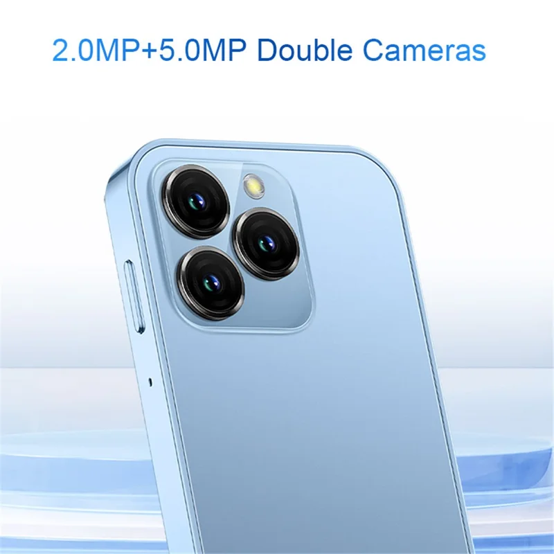 SOYES XS16 3 Inch 4G Mini Smartphone Android 10 5MP Dual SIM Cellphone, 2+16GB - Black