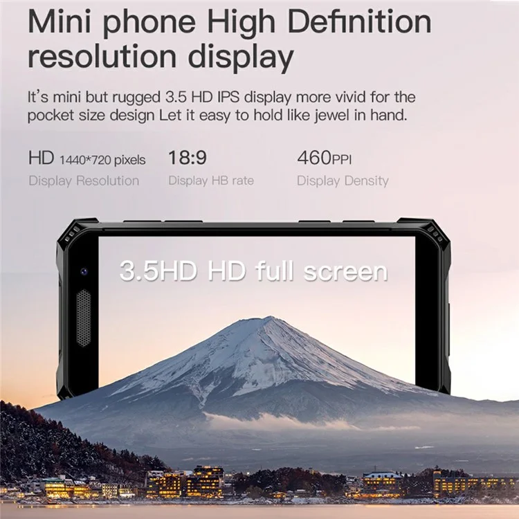 Soyes S10 Max 8+256 gb 3,5 Zoll Okta Core Android 10.0 Dualkarten 4G Mini Rugged Smartphone - UK -plug
