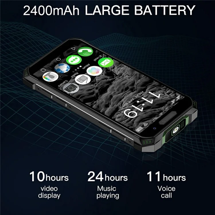 SOYES S10 Max 6+128GB 3.5 Inch Android 10.0 4G Mini Rugged Smartphone Support Dual Cards - EU Plug