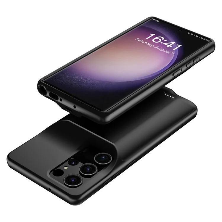 Batería Externa de 10000mAh para Samsung Galaxy S23 Ultra con Funda de Carga Suave de TPU