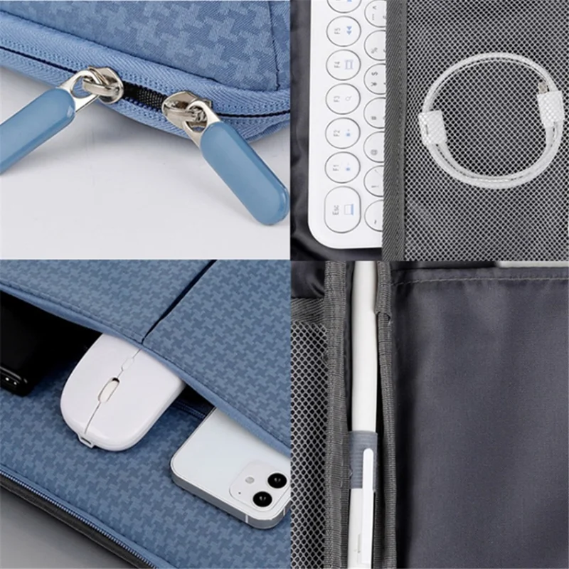 Ultra-Thin Sleeve Bag for 11-inch Tablets Oxford Fabric Carrying Case Portable Bag - Purple