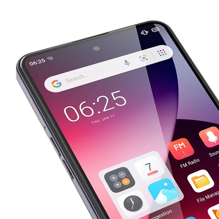 UNIWA K652 Smartphone da 6.53 pollici 3GB+64GB MT6737 Android 9.1 Cellulare 4G - Nero / Spina AU