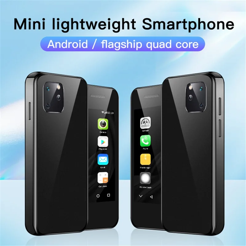 SOYES XS13 2.45-inch Smartphone 2GB+16GB MT6580 Double Camera 3G Mini Cellphone - White