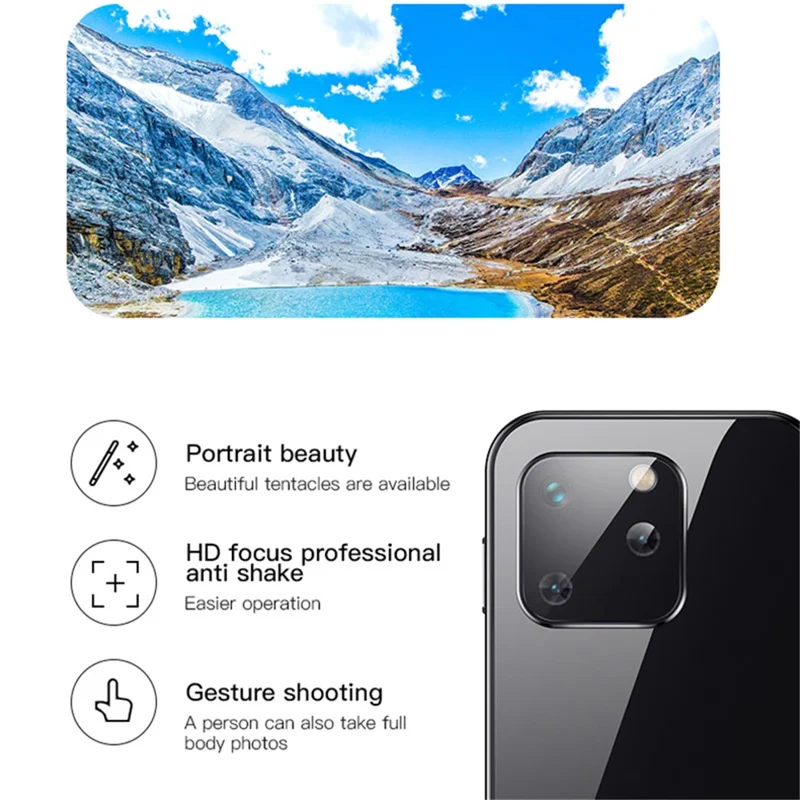 SOYES XS13 2.45-inch Smartphone 2GB+16GB MT6580 Double Camera 3G Mini Cellphone - White