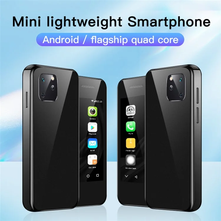 SOYES XS13 2.45-inch Smartphone 2GB+16GB MT6580 Double Camera 3G Mini Cellphone - Green