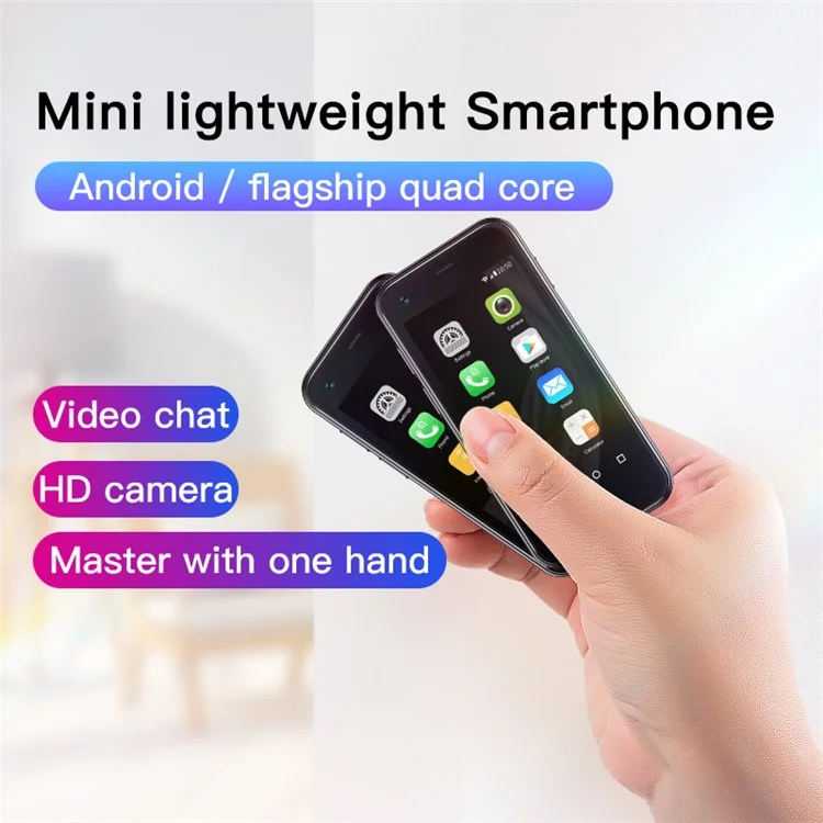 SOYES XS13 2.45-inch Smartphone 2GB+16GB MT6580 Double Camera 3G Mini Cellphone - Green