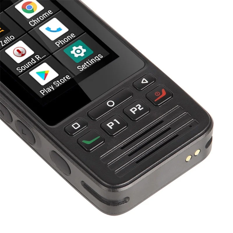 UNIWA F60 2.8-inch Phone IP68 Waterproof Zello Radio 4G Smartphone with NFC and SOS Button - Black / EU Plug