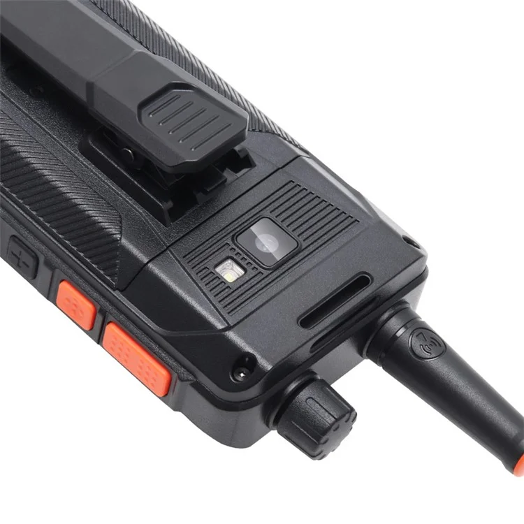 UNIWA P5 2.8 Zoll Android 9.0 NFC Walkie Talkie 4G Smartphone mit Unterstützung für Zello POC, 4G LTE-Netzwerk + UHF DMR-Version - Schwarz / AU-Stecker