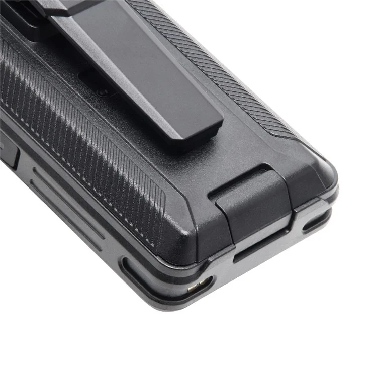 UNIWA P5 2.8 Zoll Android 9.0 NFC Walkie Talkie 4G Smartphone mit Unterstützung für Zello POC, 4G LTE-Netzwerk+UHF DMR Version - Schwarz / UK-Stecker