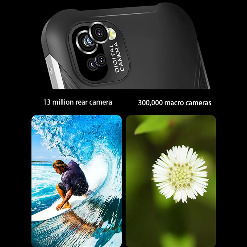 UNIWA W555 5.71-inch Smartphone 3GB+32GB MT6761 Android 12 4G Cellphone - Black / EU Plug