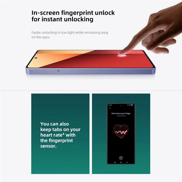 Xiaomi Redmi Note 13 Pro EU Versión 8GB+256GB 200MP 4G Android Smartphone 6.67 Pulgadas AMOLED Helio G99 Ultra Cell Teléfono Celular - Verde