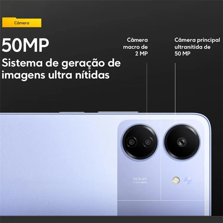 XIAOMI Poco C65 8+256GB IPS 4G Cell Phone 6.74inch Helio G85 50MP Android Smart Phone EU Version - Blue