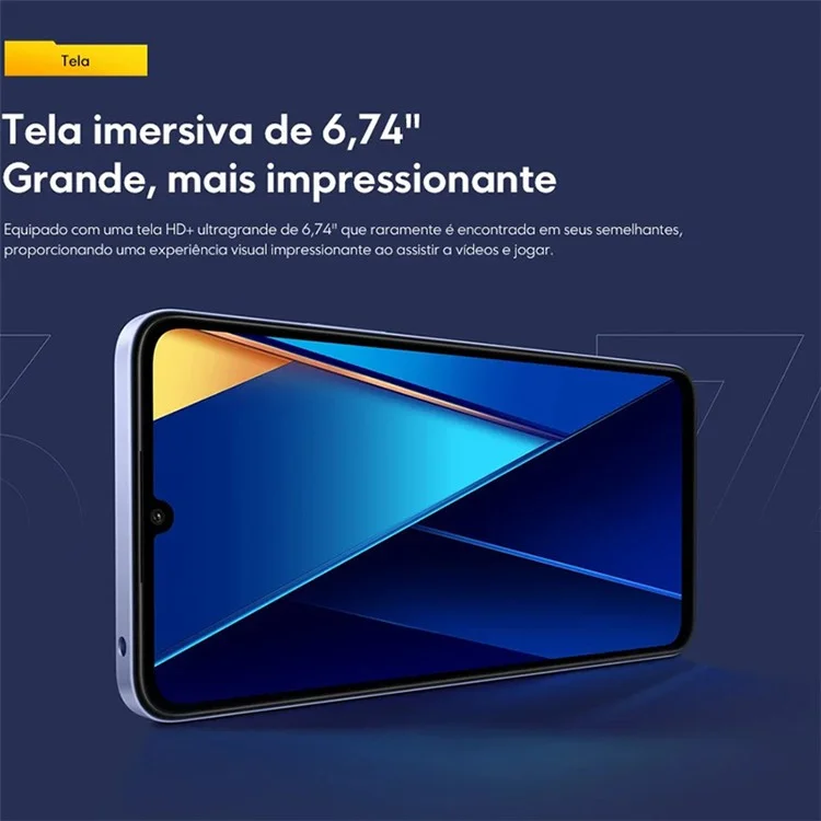 XIAOMI Poco C65 8+256GB IPS 4G Cell Phone 6.74inch Helio G85 50MP Android Smart Phone EU Version - Blue