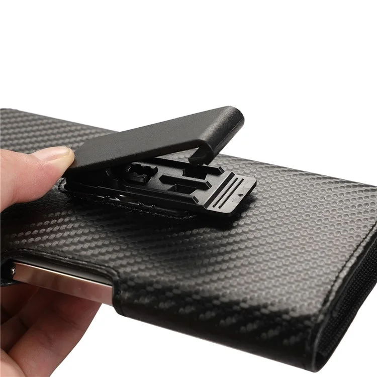 Universal Horizontal Leather Case Fits 7.0 inch Phone Belt Pouch Holster with Magnetic Closure