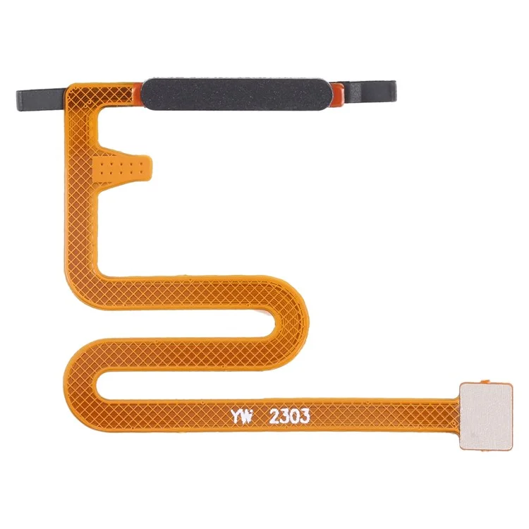 For Samsung Galaxy A14 4G A145P OEM Fingerprint Identification Flex Cable Power On / Off Cable (without Logo) - Black