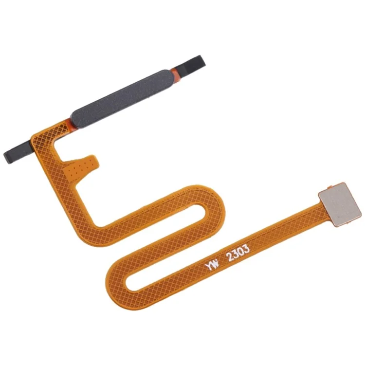For Samsung Galaxy A14 4G A145P OEM Fingerprint Identification Flex Cable Power On / Off Cable (without Logo) - Black
